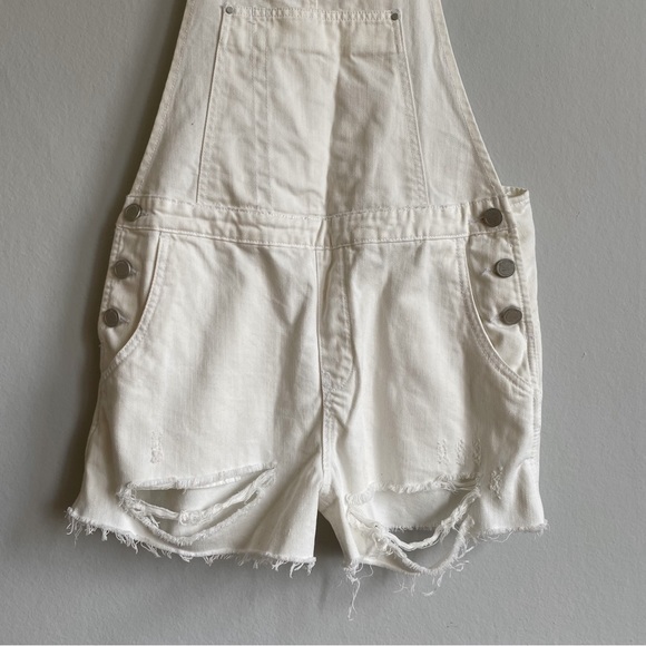 blank nyc white short overalls - Picture 3 of 10